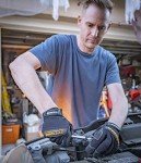 Durable All-Purpose Work Gloves - Large, Black