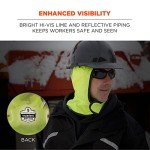 Ergodyne 2-Layer Lime Winter Hard Hat Liner