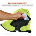 Ergodyne 2-Layer Lime Winter Hard Hat Liner