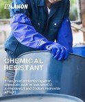 Heavy-Duty Long PVC Chemical Resistant Gloves - Large
