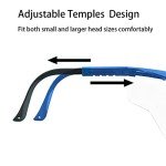 Mozeeda Anti-Fog Safety Glasses with Adjustable Fit