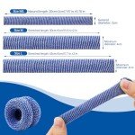 Dimora 60Pcs Blue Finger Cots for Protection