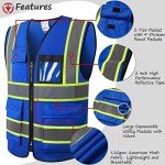 High Visibility Reflective Safety Vest for Work