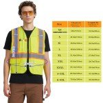 A-KSAFETY Men’s High Visibility Safety Vest