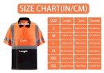 Hi-Vis Orange Safety Polo Shirt for Men