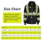 Hi-Vis Women's Reflective Hoodie with Detachable Hat