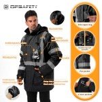 Heated Hi-Vis Jacket with Detachable Hood