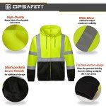 Men's Class 3 High Visibility Reflective Hoodie 2XL