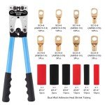 Battery Cable Lug Crimping Tool with Wire Lugs