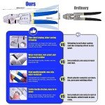 Wire Rope Crimping Tool with Crimping Loop Sleeve Kit