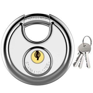 Heavy Duty Waterproof Stainless Steel Padlock with Keys