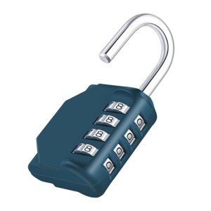 ZHEGE 4-Digit Outdoor Combination Lock - Dark Green