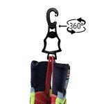 High-Visibility Anti-Impact Work Gloves with Clip