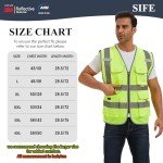 High Visibility Reflective Safety Vest with Pockets