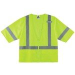 High Visibility Lime Reflective Safety Vest, Size S-M