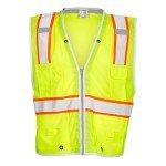 Heavy Duty Reflective Safety Vest with Pockets