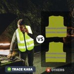 High-Visibility Reflective Safety Vest with Pockets