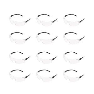 Clear Anti-Fog Safety Glasses, 12-Pack