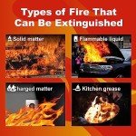 Portable Water-Based Fire Extinguisher Set – 4 Pack