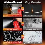 Portable Water-Based Fire Extinguisher Set – 4 Pack