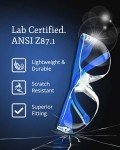 96 Pack Safety Glasses - Anti Fog, 6 Colors