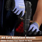 Safety Work Gloves for Men & Women - Touchscreen Compatible