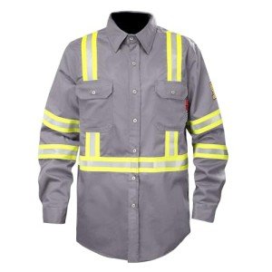 Hi-Vis Flame Resistant Safety Shirt - 3XL