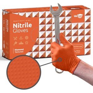 WECARE Heavy Duty Nitrile Gloves 50 Pack