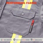 Hi-Vis Flame Resistant Safety Shirt - 3XL
