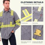 Hi-Vis Flame Resistant Safety Shirt - 3XL