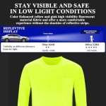 High Visibility Long Sleeve Safety Shirts - 3 Pack
