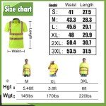 High Visibility Reflective Safety Polo Shirt for Men