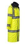 Hi-Vis Waterproof Reversible Raincoat Jacket - Medium
