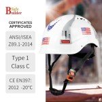Lightweight Vented Safety Helmet - OSHA Approved