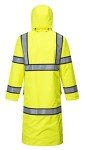 Hi-Vis Waterproof Reversible Raincoat Jacket - Medium