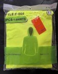 Hi Vis Long Sleeve Safety T-Shirt with Hood