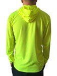 Hi Vis Long Sleeve Safety T-Shirt with Hood