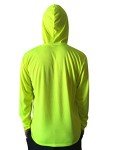 Hi Vis Long Sleeve Safety T-Shirt with Hood