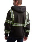Men's High Visibility Fleece Zip-Up Hoodie