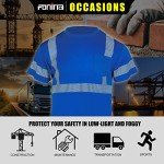 Hi Vis Safety T-Shirts with Pocket - 3 Pack