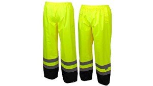Pyramex Hi-Vis Elastic Waist Safety Pants, 5X