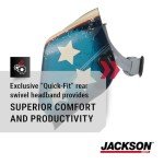 Jackson Safety HLX 100 Lightweight Auto Darkening Welding Helmet
