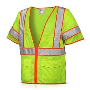 Class 3 Safety Vest with Sleeves and Pockets