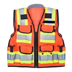 High Visibility Reflective Safety Vest for Surveyors