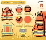 High Visibility Reflective Safety Vest for Surveyors
