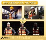 High Visibility Reflective Safety Vest for Surveyors