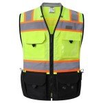 Hi-Vis Heavy Duty Surveyor Safety Vest 3XL