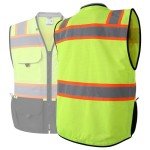 Hi-Vis Heavy Duty Surveyor Safety Vest 3XL
