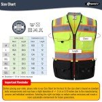 Hi-Vis Heavy Duty Surveyor Safety Vest 3XL