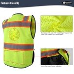 Hi-Vis Heavy Duty Surveyor Safety Vest 3XL